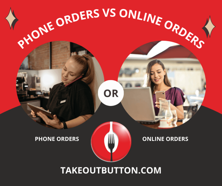 Benefits of taking online orders over phone orders for restaurants